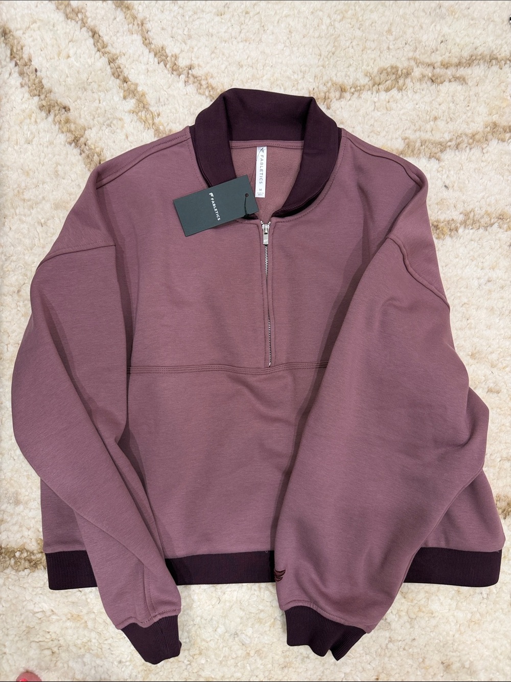Fabletics Cozy Fleece Relaxed Half Zip